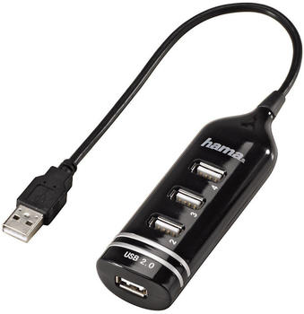 Hama 4 Port USB 2.0 Hub (00039776)