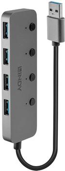 Lindy 4 Port USB 3.0 Hub (43309)