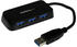 StarTech 4 Port USB 3.0 SuperSpeed Mini Hub - Schwarz