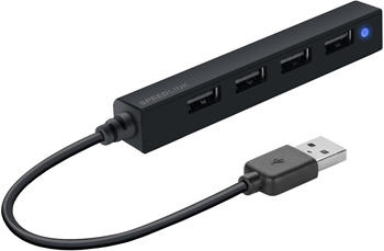 Speedlink 4 Port USB 2.0 Hub (SL-140000-BK)