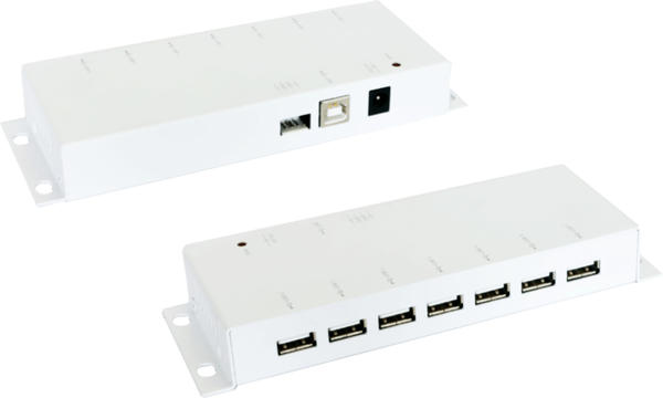 Exsys 7 Port USB 2.0 Hub (EX-1178-W)