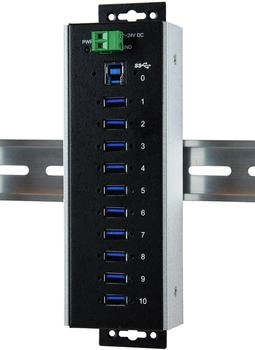 Exsys 10 Port USB 3.0 Hub (EX-1110HMVS-WT)