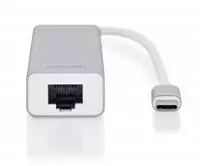 DIGITUS 3 Port USB 3.0 Typ C Hub mit Gigabit Ethernet 3xUSB