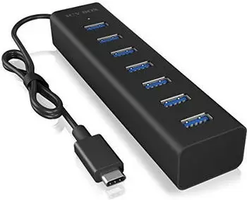 Raidsonic Icy Box 7-Port USB 3.0 Hub (IB-HUB1700-C3) Raidsonic Icy Box 7-Port USB 3.0 Hub (IB-HUB1700-C3)