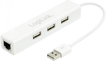 LogiLink 3 Port USB 2.0 RJ45 Hub (UA0174A)