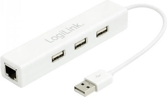 LogiLink 3 Port USB 2.0 RJ45 Hub (UA0174A)