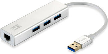 Level One 3-Port USB 3.0 Gigabit Ethernet Hub (USB-0503)