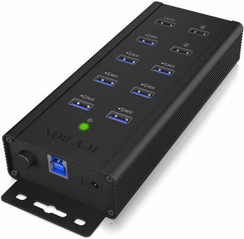 Raidsonic Icy Box 10 Port USB 3.0 Hub (IB-HUB1703-QC3)