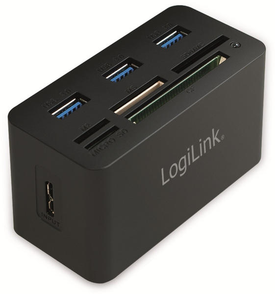 LogiLink 3 Port USB 3.0 Hub/Kartenleser (CR0042)