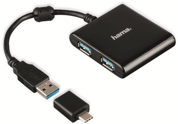 Hama 4 Port USB 3.0 Hub (00012325)