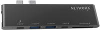 Networx Dual USB-C Hub (GN28K-G)