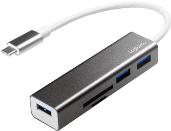 LogiLink 3 Port USB 3.0-C Hub/Kartenleser (UA0305)