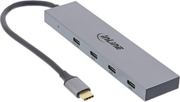 InLine USB 3.2 Gen.2 Hub (10Gb/s) USB Typ-C zu 4 Port Typ-C (35392B)
