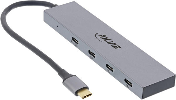 InLine USB 3.2 Gen.2 Hub (10Gb/s) USB Typ-C zu 4 Port Typ-C (35392B)