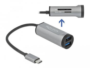 DeLock 2 Port USB 3.2 Gen 1 Hub USB Type-C (64115)