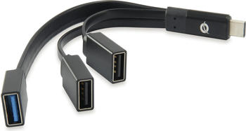 Conceptronic 3 Port USB 3.0/2.0 Hub (HUBBIES01B)