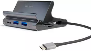 4smarts 7in1 Hub Universal Tablet und Phone Stand plus DeX-Modus grau