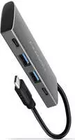 AXAGON HMC-4G2 USB-Hub 4 Port USB-C&reg; PD, USB-A (USB 3.2 Gen 2), USB-C&reg; (USB 3.2 Gen