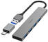 Hama 4-Port USB 3.0 Hub (00200141)
