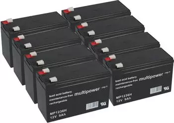 Multipower B610 2000VA Ersatzakku USV 8x 12V 9Ah (2595)