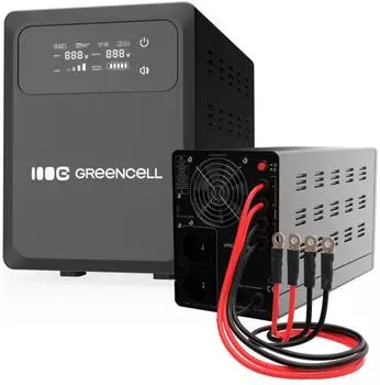 GreenCell PowerCore USV 2000VA 1200W, reine Sinuswelle (UPSLPPC1200)
