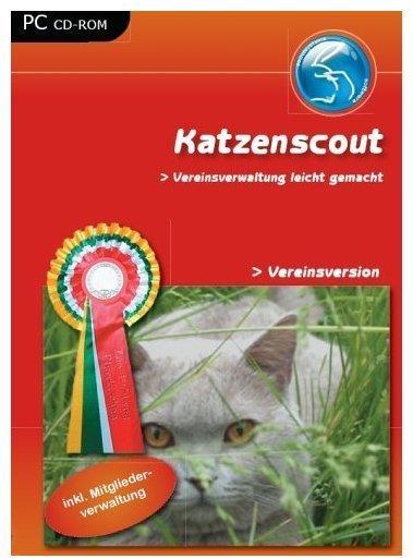 Katzenscout Vereinsverwaltung leicht gemacht, CD-ROM Inkl. Mitgliederverwaltung. Für Windows 98/ME/2000/XP