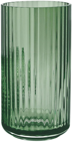 Lyngby Porcelæn Vase Glas 20cm grün