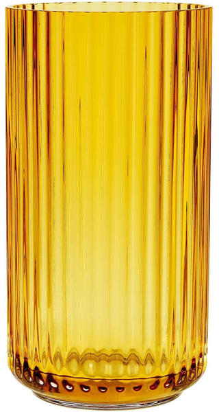 Lyngby Porcelæn Vase Glas 20,5cm amber
