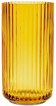 Lyngby Porcelæn Vase Glas 15,5cm amber