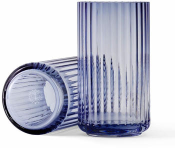 Lyngby Porcelæn Vase Glas 15cm blau