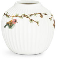 - Hammersh&oslash;i Christmas Vase 13 cm - White With Deko (693209)
