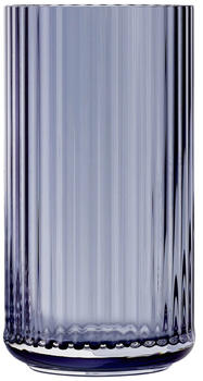 Lyngby Porcelæn Vase Glas 38cm mitternachtsblau