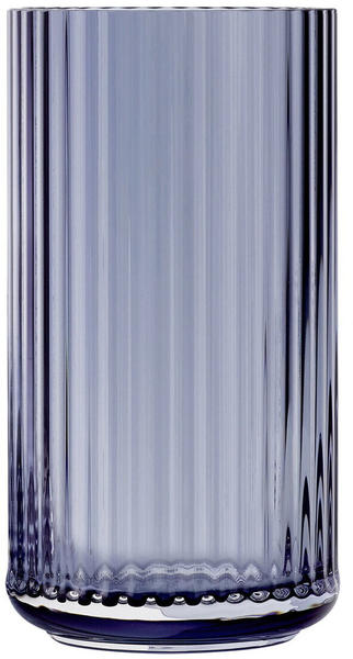 Lyngby Porcelæn Vase Glas 38cm mitternachtsblau