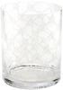Joop! Vase Allover, Transparent, Glas, zylindrisch, 22 cm, Dekoration, Vasen,