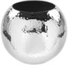 Fink - Moon/Vase - gehämmert,vernickelt - Durchmesser 16 x Höhe 13 cm -
