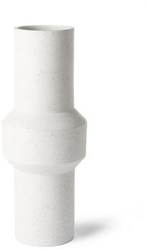 HKliving Speckled Clay Angular L 39,5cm white