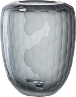 LEONARDO Tischvase "Dekovase BELLAGIO" aus Glas, anthrazitfarben, handgefertigt