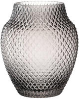 LEONARDO Tischvase "Dekovase POESIA, Relief-Optik, in bauchiger Form" aus Glas,