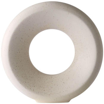 HKliving Circle M 24,5cm white speckled