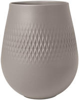Villeroy & Boch Manufacture Collier Vase Carr&eacute; 14 cm - Taupe