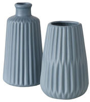 Boltze Vasen Set Esko 2-teilig, Blumenvasen aus Keramik, &oslash; ca. 8,5 cm, ohne...