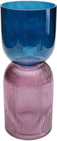 Kare Design Tischvase "Vase Marvelous Duo Blau Lila 40cm"