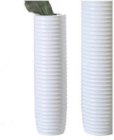 GILDE Bodenvase "Gentle" Keramik, matt, mit Rillenstruktur, 58 cm hoch