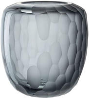 LEONARDO Tischvase "Dekovase BELLAGIO" aus Glas, anthrazitfarben, handgefertigt