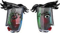 GILDE GLAS art Tischvase "Barbiere" aus Glas