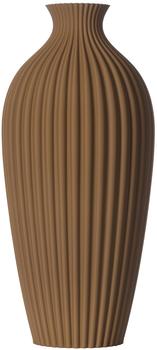 3D Vase Saskia XL 40cm grau