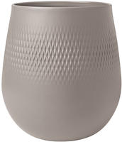 Villeroy & Boch Manufacture Collier Vase Carr&eacute; 23 cm - Taupe