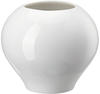 Flower Minis Weiß Vase kugelförmig