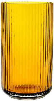 Lyngby Porcelæn Glasvase 25cm amber