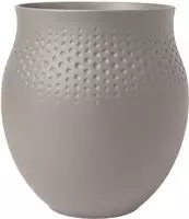 Villeroy & Boch Manufacture Collier Vase Perle 18 cm - Taupe